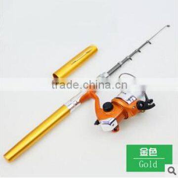 1 Meter Pen Style Fishing Rod Spinning Wheel Portable Mini Pen Fishing Rod Pole Kit H3 photo-4