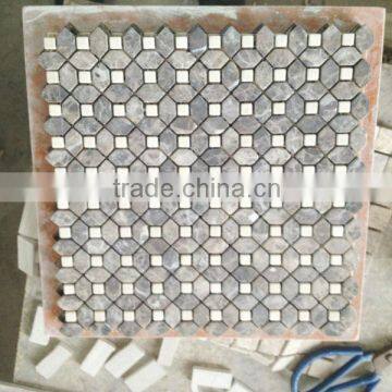 Dark Emperador Marble Mosaic Diamond Mosaic Tile