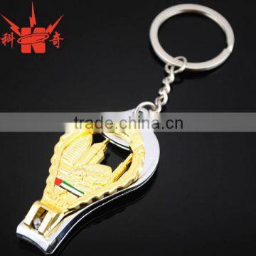 Hot sales zinc alloy key chain nail clipper