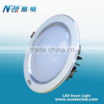 Soutec high brightness 230VAC 6000K Aluminum 75Ra SMD 9W led lights recessed down led lighting factory