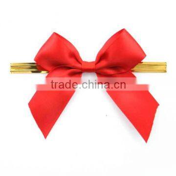 handmade polyester ribbon twist tie bows