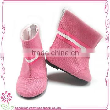 Pink doll boots OEM bjd size welcome custom 16 inch doll shoes