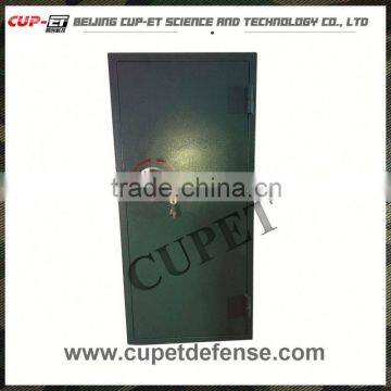 kevlar aramid or pe fibre iron bullet proof steel door