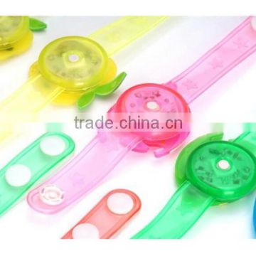 Plastic blinking led light wrist band