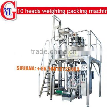 10 heads weighing sugar 500g 1kg 1.5kg packing machines