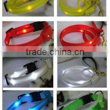 LED pet collar,pet leash, dog collar, dog leash, pet harness, dog harness