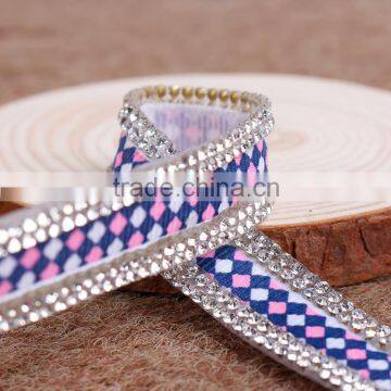 1cm,1.2cm,1.5cm,2cmPrinting Ribbon Clothing Accessories With Hotfix Glue photo-3
