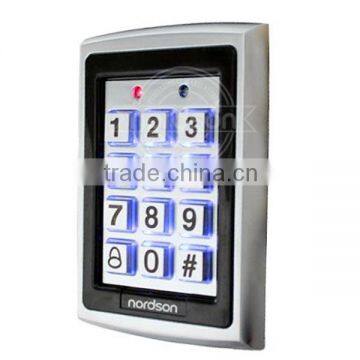 2n relay outputs Metal single door access controller with luminous