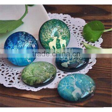 Beautiful Customized Dome Glass Crystal Portugal Souvenir Fridge Magnet photo-3