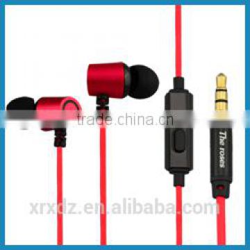 Ergonomic Design Mobile Metallic High End earbuds logo custom