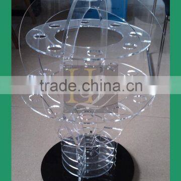 Rotating Acrylic Watch Display Stand, Acrylic Bulb Shape Display photo-2