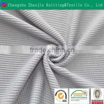 2016 latest fashion custom 100% polyester knit mini waffle honeycomb fabric for sportswear fabric