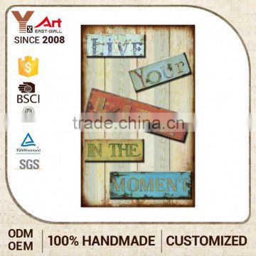 Custom-Made Rustic Wall Sign Decorative Tree Wall Plaques