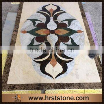 rectangle marble floor medallions patterns