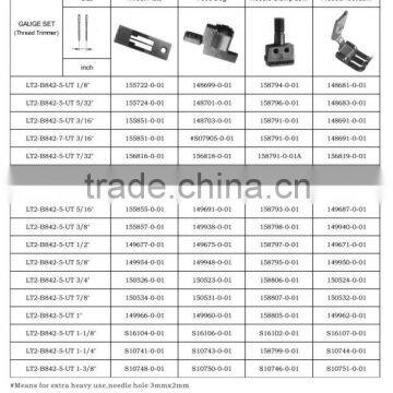 LT2-B842-5-UT gauge set for BROTHER/sewing machine spare parts