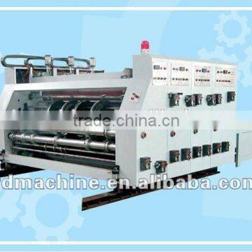 [RD-SB1500-2600-3] Semi-auto 3 color corrugated carton package manufacturing machine with flexo printing slotting