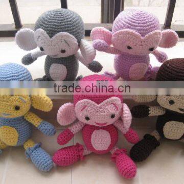 Amigurumi ,crochet knitted animals,Crocheted Toy Owl,monkey