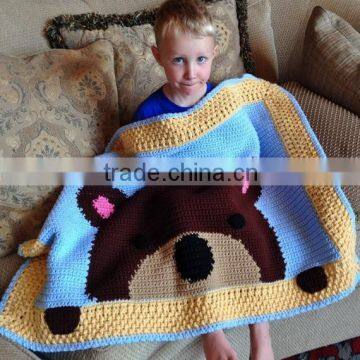 Wholesale handmade crochet baby blanket for sale