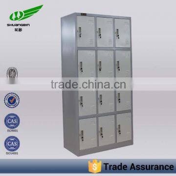 12 door metal storage box