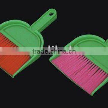 Dustpan, dustpan with brush, plastic brush