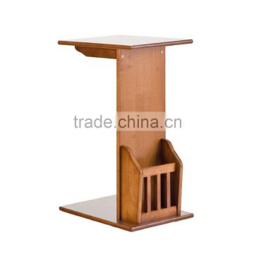 colorful Magazine Snack Table bamboo wood sofa server table sofa server wholesale