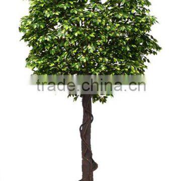 Natural Look Leaves &Real Trunk Large Artificial Tree