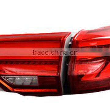 Car LED Rear Lamp Trunk Light DRL+Signal+Brake+Reverse Taillights For Toyota Highlander 2014 2015 photo-4
