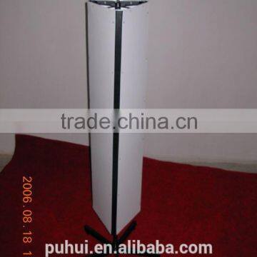 3 sides spinning metal magnet display fixture with quality gurantee