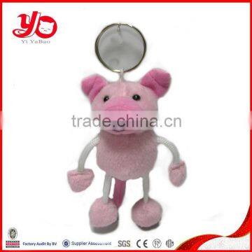 custom stuffed animal keychain plush pig keychain