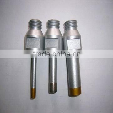 glass drill with thread shank