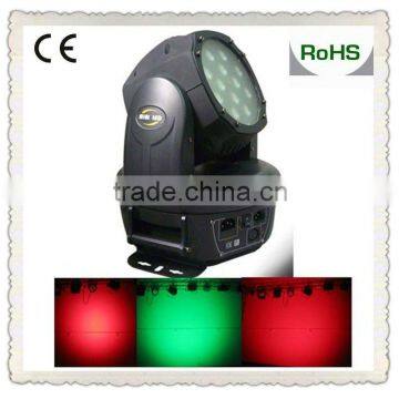 12*9W RGB 3 in 1 zoom led moving head light