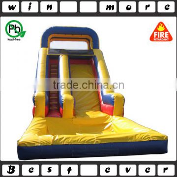 inflatable pool water slide, long water slide kids for sale