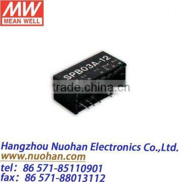 Meanwell 3W 15V DC-DC regulated Converter SPB03B-15