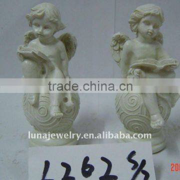 Small size resin angel figure, resin angel statue