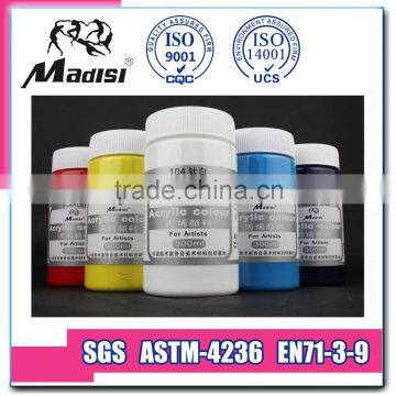 EN71-3 9 standard 300ML colorful acrylic paint bulk