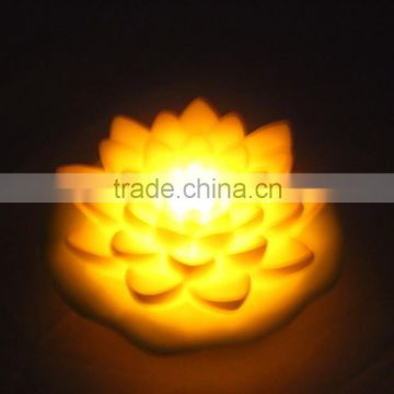 multicolor led plastic artificial floating flowers