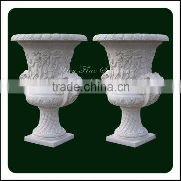 Wholesale White Marble Garden Urns Flower Pots And Urns