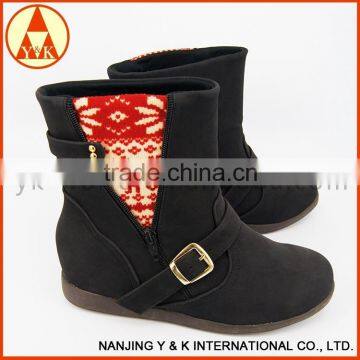 Hot Sale Cheap New Product woollen plush rabbit fur snow boots