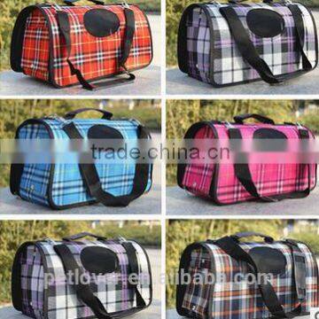 Canvas material dog carrier handbag