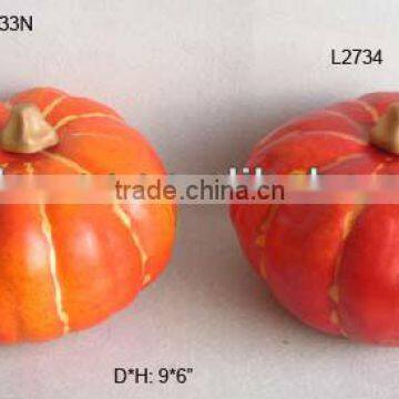 2014 Artificial Fake Fruits Fall Pumpkin 9*6 inch Artificial Polyfoam Pumpkin