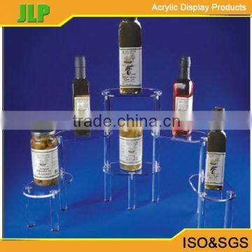 Manufacturing plexiglass wine bottle holder,acrylic wine shelf