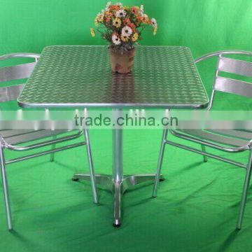 factory price design aluminum frame polished sliver aluminum coffee chair YC002