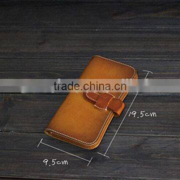 Retro Cow Leather Wallet,Long Wallet