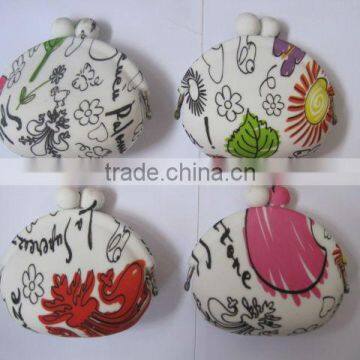 printed silicone wallet