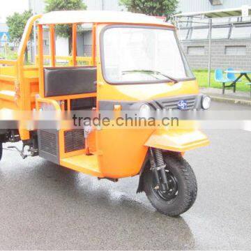 three wheel cargo motorcycle, with carbin