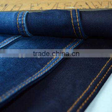 stretch denim fabric wholesale black weft