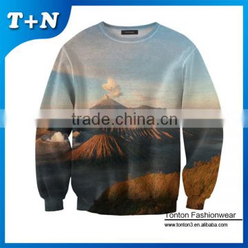 custom sublimation crewneck sweatshirt