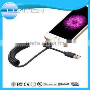 Factory Offer Flexible Spring Coiled Cord Mfi Usb Cable for Smartphones photo-3
