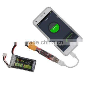 2S-6S Lithium Battery Charger Converter XT60 Plug With Voltage Display for Mobile Phone photo-2