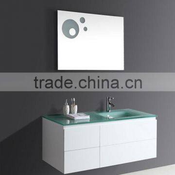 wall mounted glass sink cabinets vanities